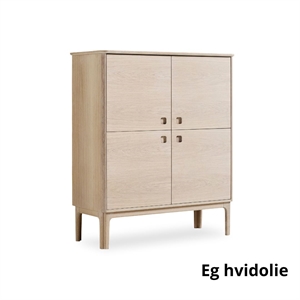 SKOVBY - SM 302 Høj Skænk - Bredde 111 cm. Højde 131 cm. Dybde 46 cm.